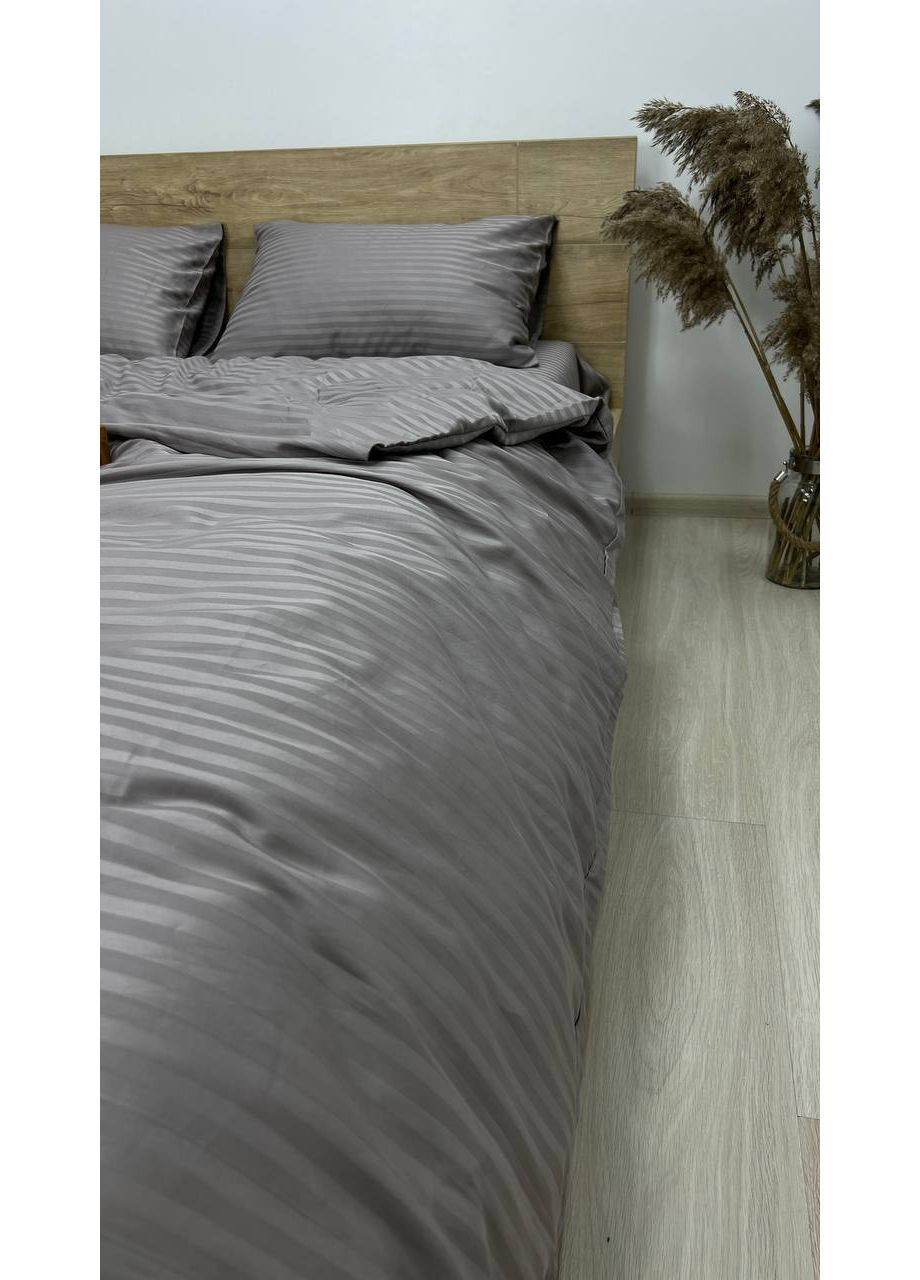 Комплект постельного белья полуторный No Brand страйп (370864779)