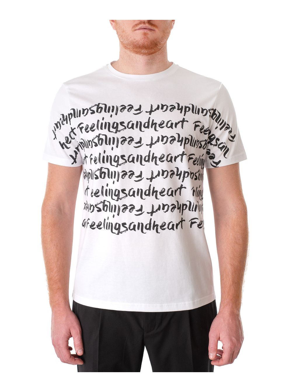 Белая футболка-футболка мужская для мужчин Antony Morato