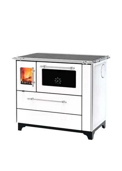 Сталева піч DONNA 90 R Білий Alfa-Plam (370384495)