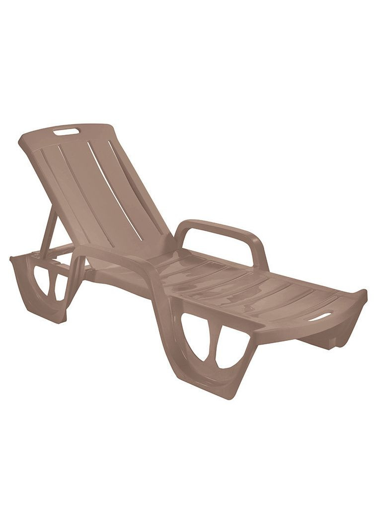 Шезлонг пластиковий Keter Florida, бежевий Allibert (329407699)