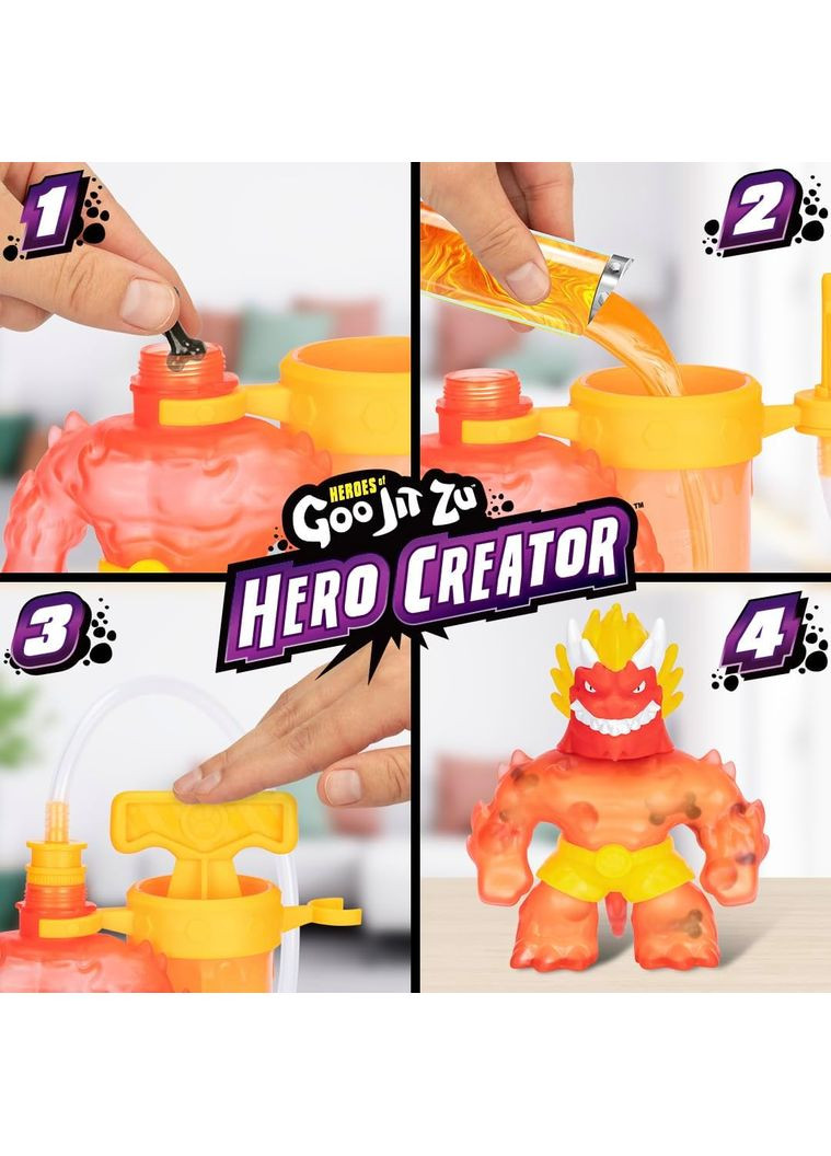 УЦІНКА!!! Тягуча іграшка-тягучка Герої Гу Джіт Су Блейзегон дракон Goo Jit Zu 42785 GooJitZu (372012243)