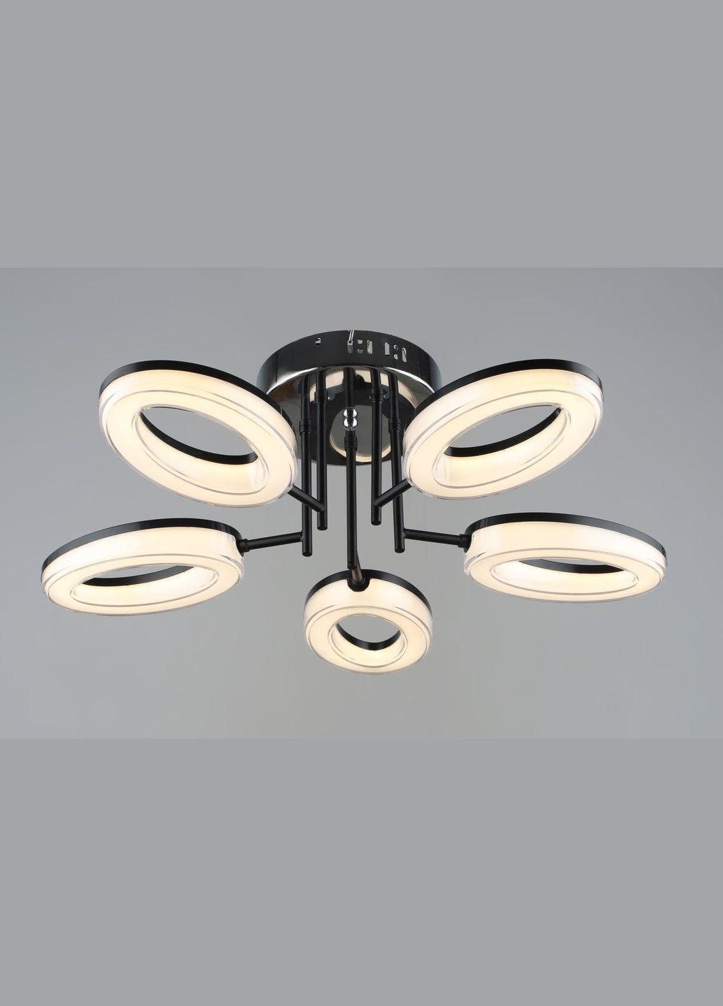 Люстра світлодіодна акрилова B YH1100/5 BK+CH Sirius (302948845)