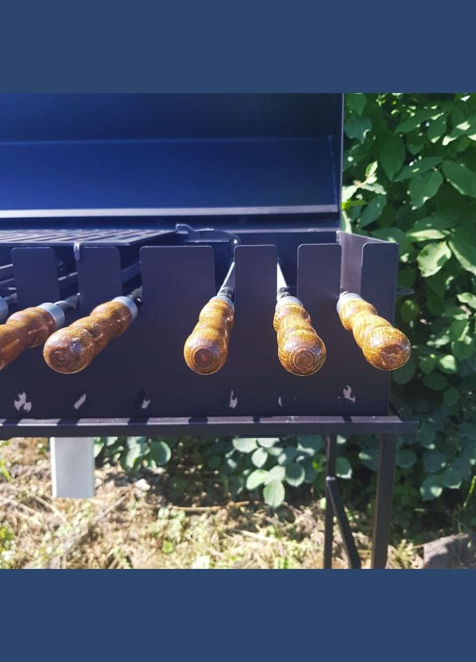 Мангал Садовий автоматичний 2 бічні полиці Boro (346534904)