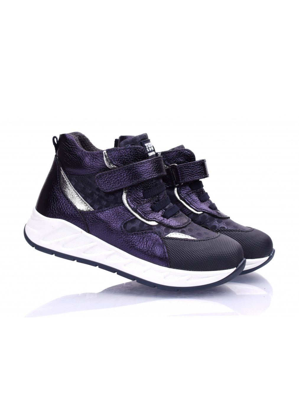 Синие ботинки осенние 2612 для девочек синие. размер 26 Topitop