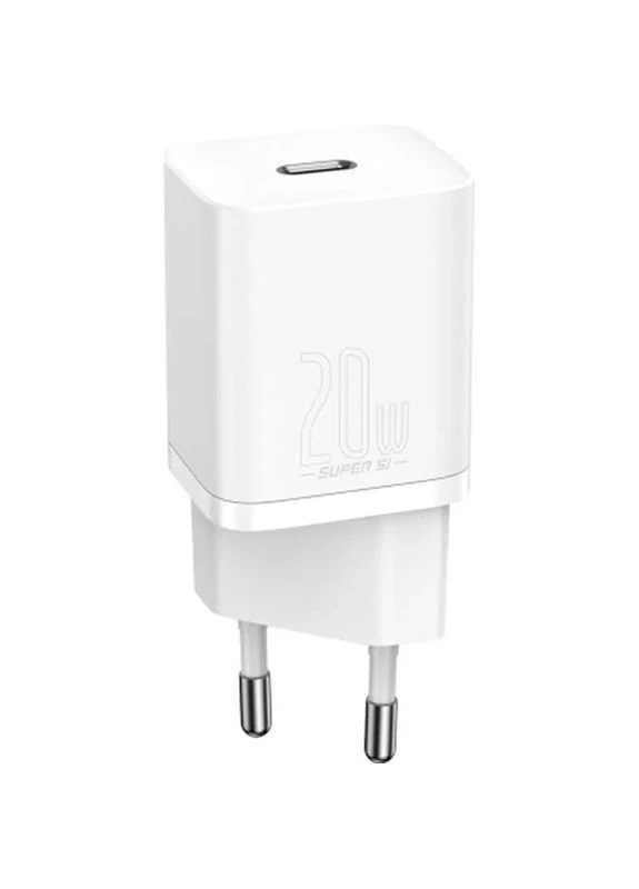 Зарядний пристрій Super Si Quick Charger 1C 20W EU White (CCSUP-B02) Baseus (399596873)