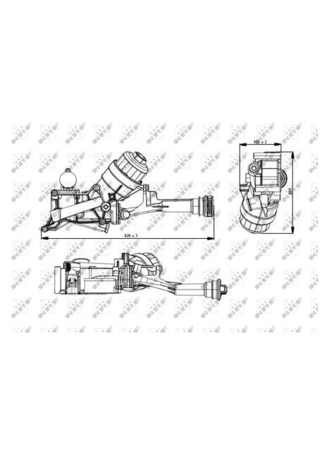 Корпус фільтра оливи No Brand (360483972)