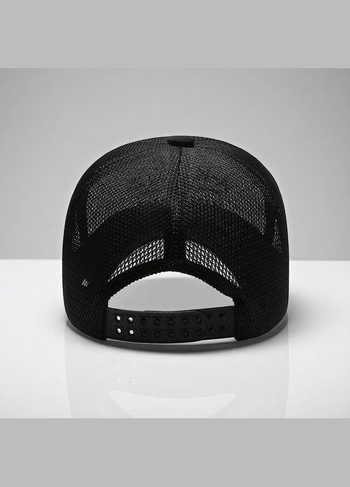 Бейсболка чоловіча чорна сітчаста кепка — дихаюча легка кепка для спорту та відпочинку 56-60см No Brand (338379220)
