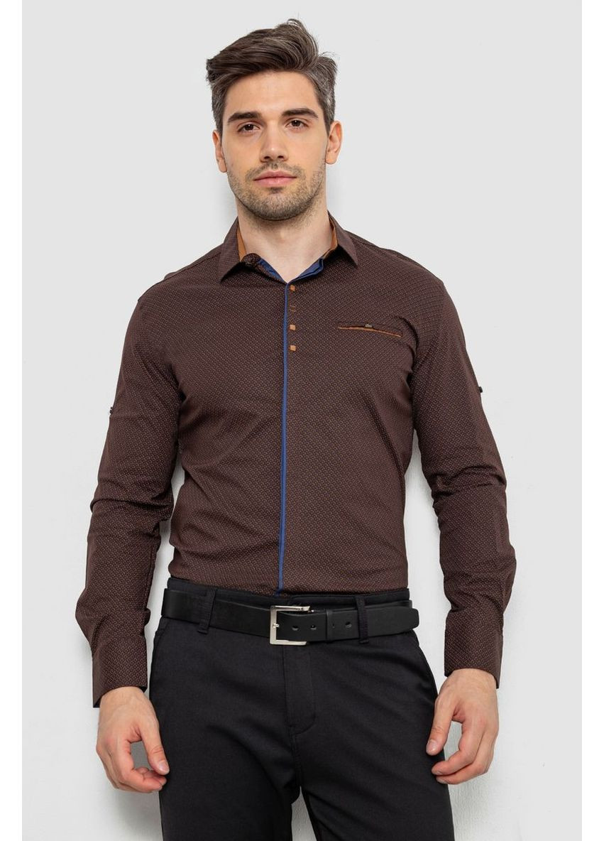 Коричневая рубашка Ager