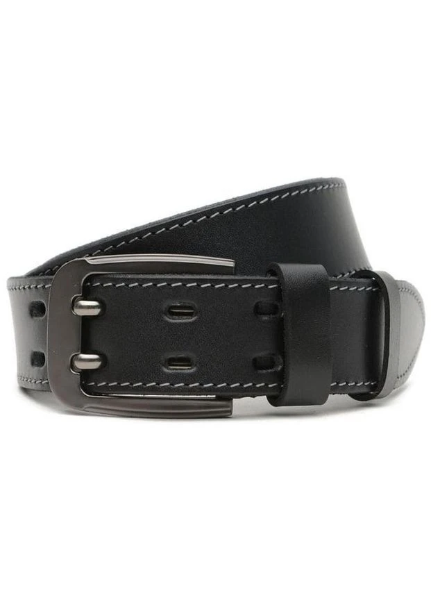 Шкіряний чоловічий ремінь з автоматичною пряжкою 54789 Borsa Leather (390981859)