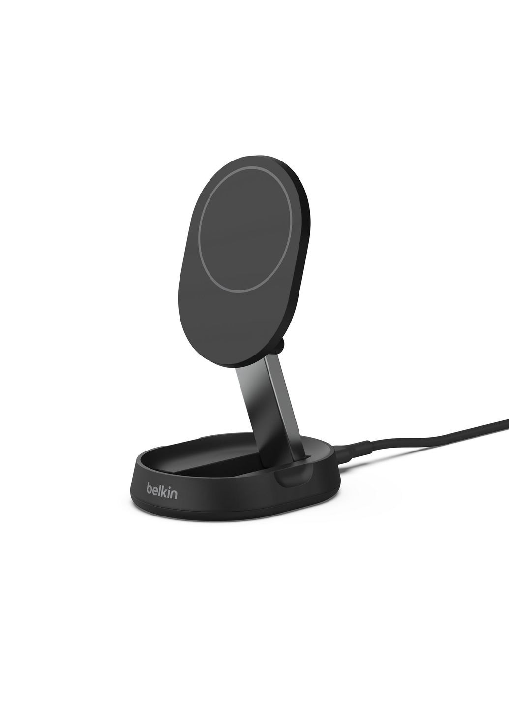 Зарядне бездротовий пристрій 15Вт Magnetic Stand Qi2, чорний Belkin (315435691)