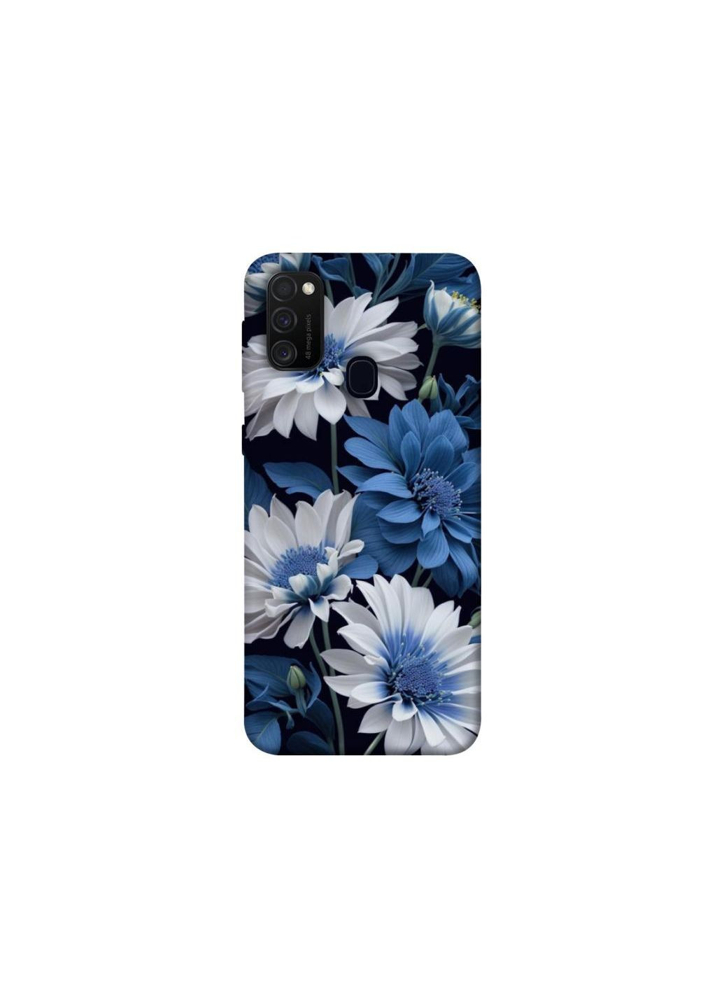 Чохол на Samsung Galaxy M21 Flowers v13 Frontalka (355315608)