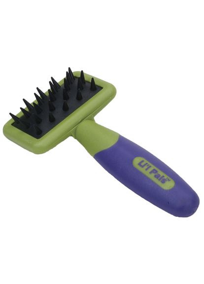 Щітка масажна для цуценят та собак малих порід Li`l Pals Massage Brush (76484962479) Safari (318100911)