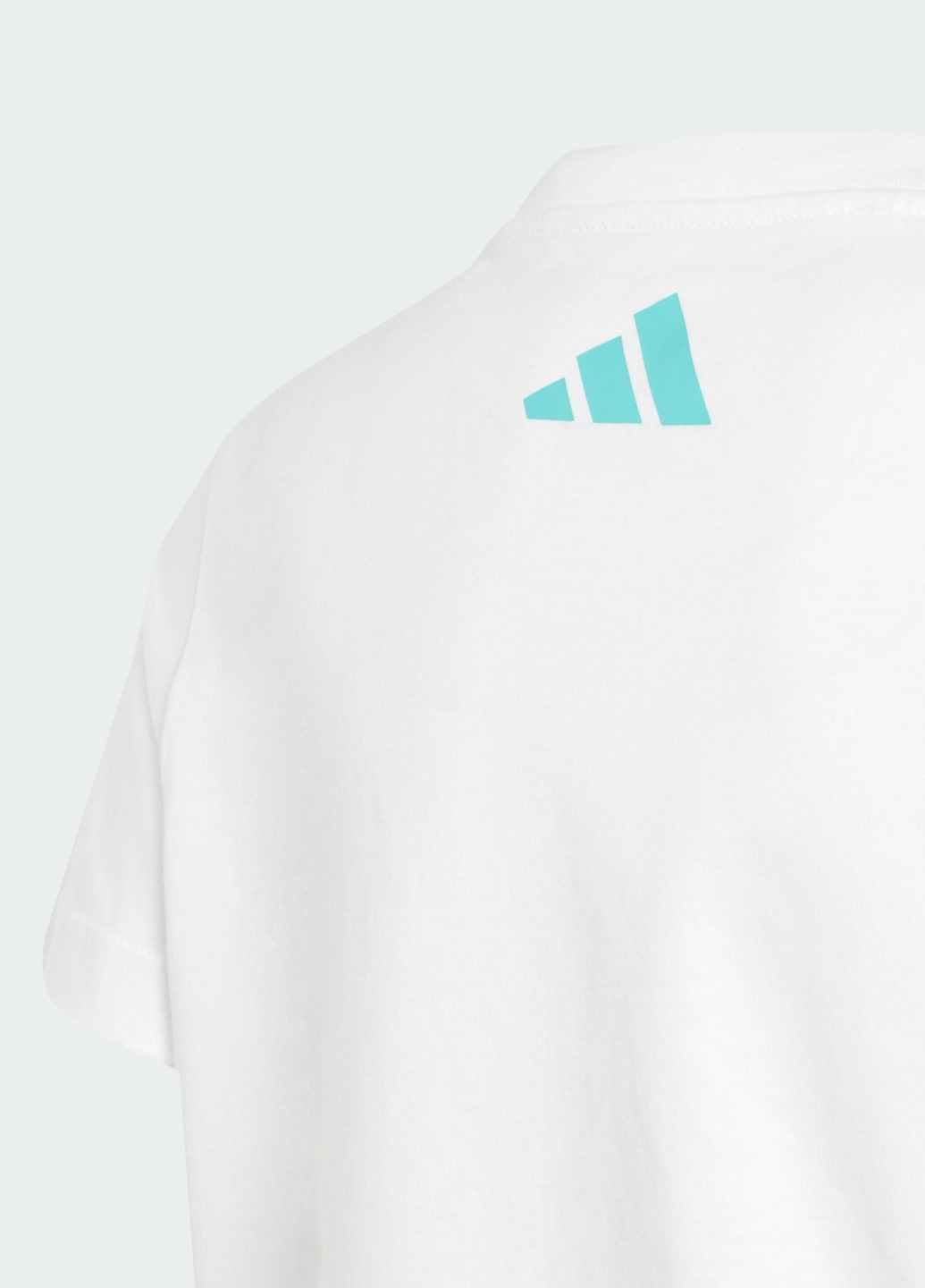 Белая демисезонная футболка mercedes - amg petronas formula one team dna graphic kids adidas