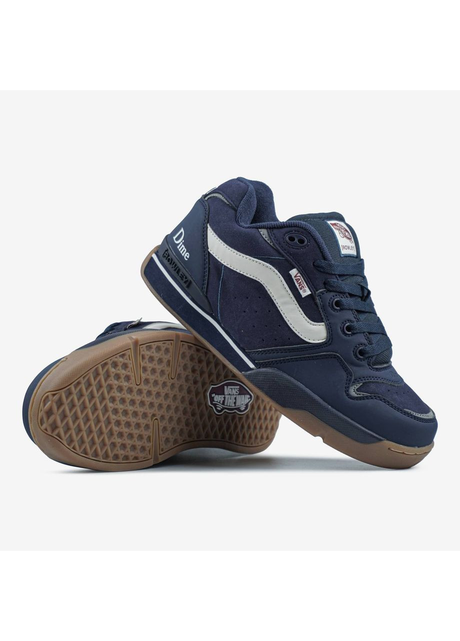 Білі Осінні кеди чоловічі vans x dime rowley xlt blue white gum ванс ровлі хтл No Brand
