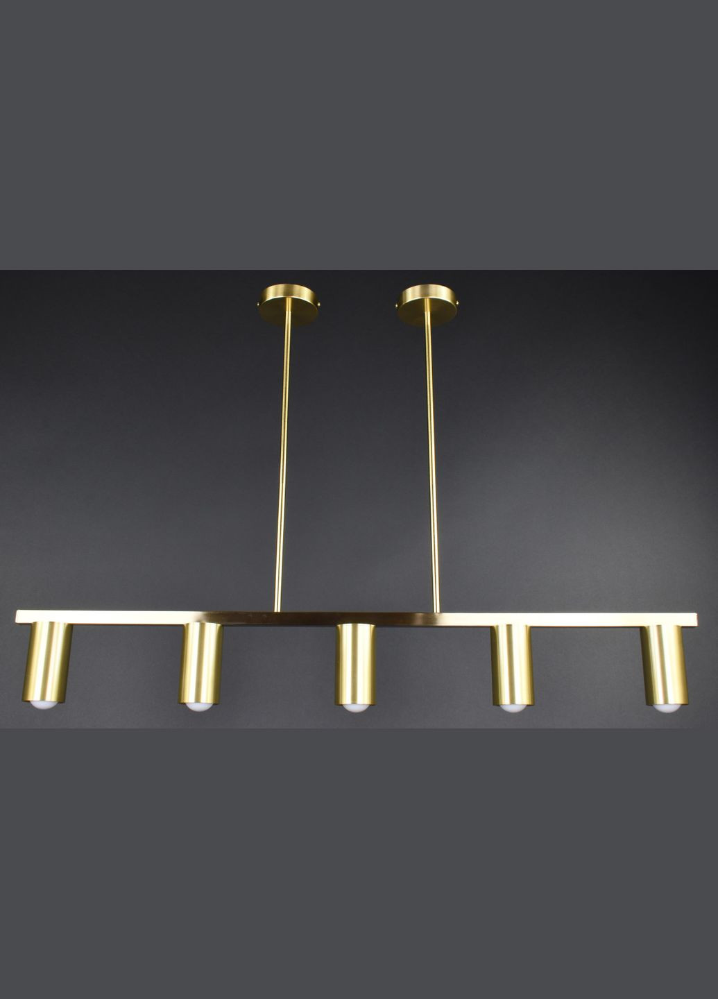 Люстра стельова на 5 лампочок 27723 Латунь 35-65х10х101 см. Sunnysky (364753123)