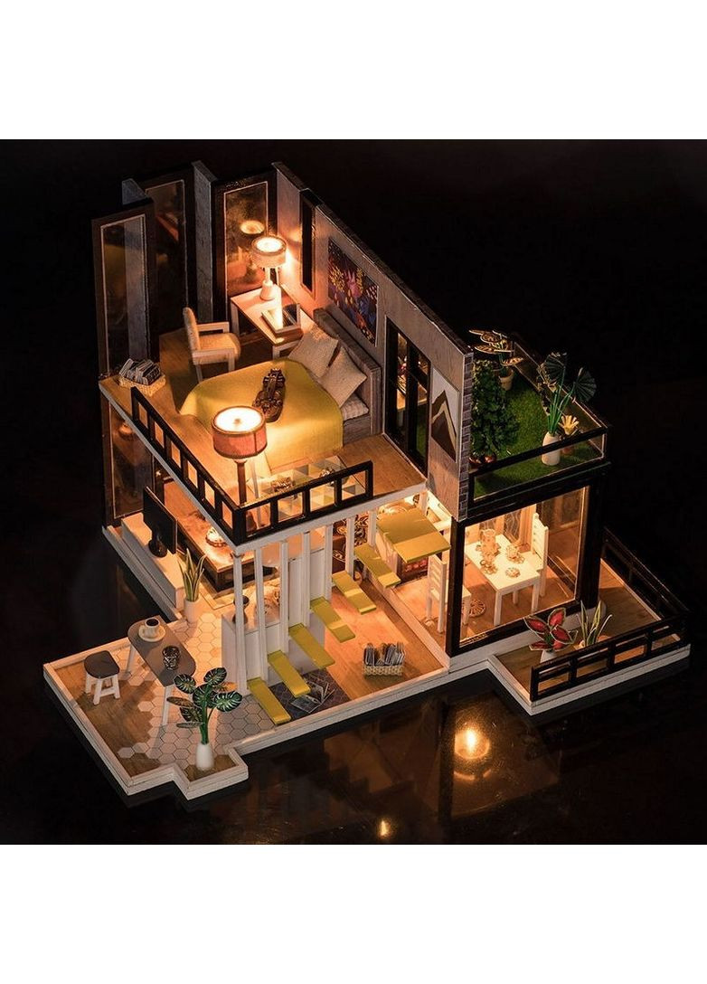 Румбокс Вереснева лісова Вілла Roombox September Forest Villa Інтер'єрний конструктор K-033 + купол No Brand (362452944)