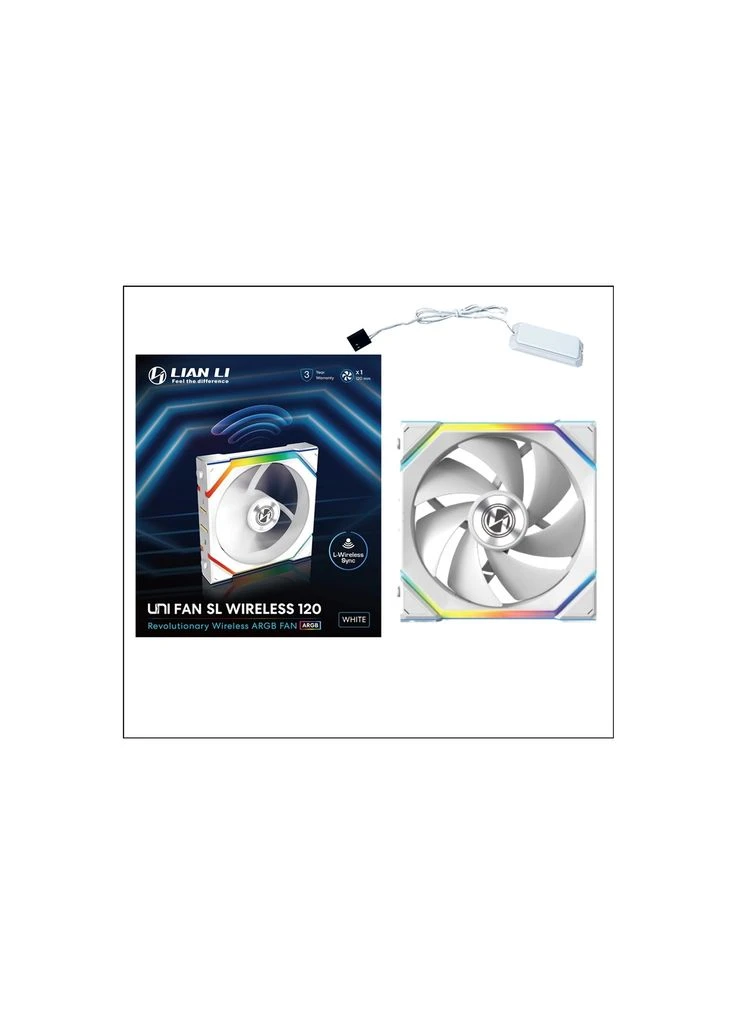 Кулер для корпуса Uni Fan SL WIRELESS 120-1, White (G99.12SL1W1W.00) Lian Li (386621044)