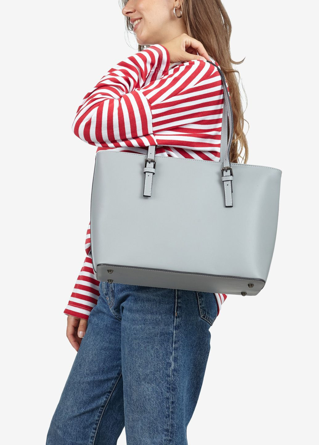 Сумка жіноча шкіряна тоут велика Tote Regina Notte (302209500)