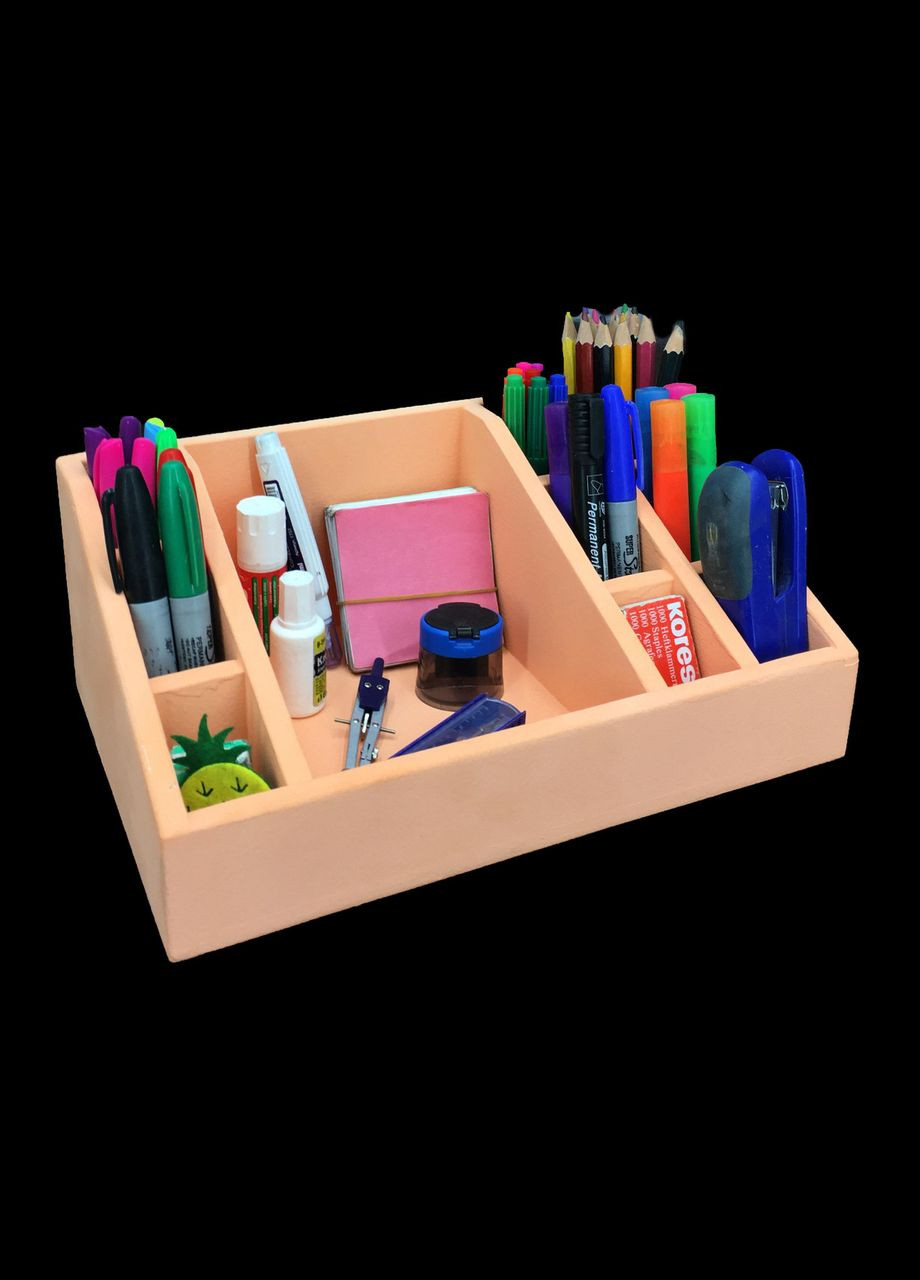 Настольный органайзер из дерева Дирфилд грейпфрут (КНЦ-007154) No Brand (328227989)