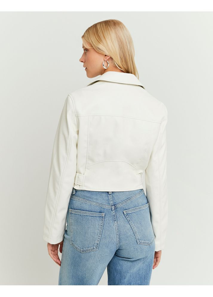 Біла демісезонна куртка жіноча Tally Weijl