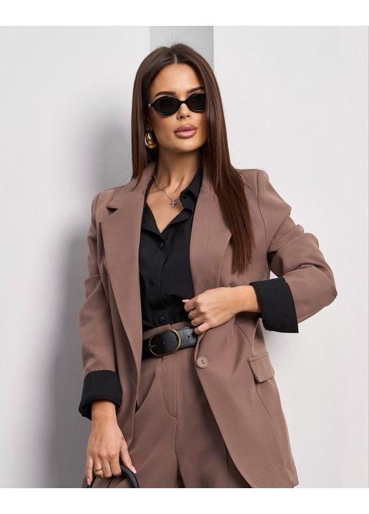 Брючный костюм с удлиненным пиджаком ISSA PLUS (363021963)