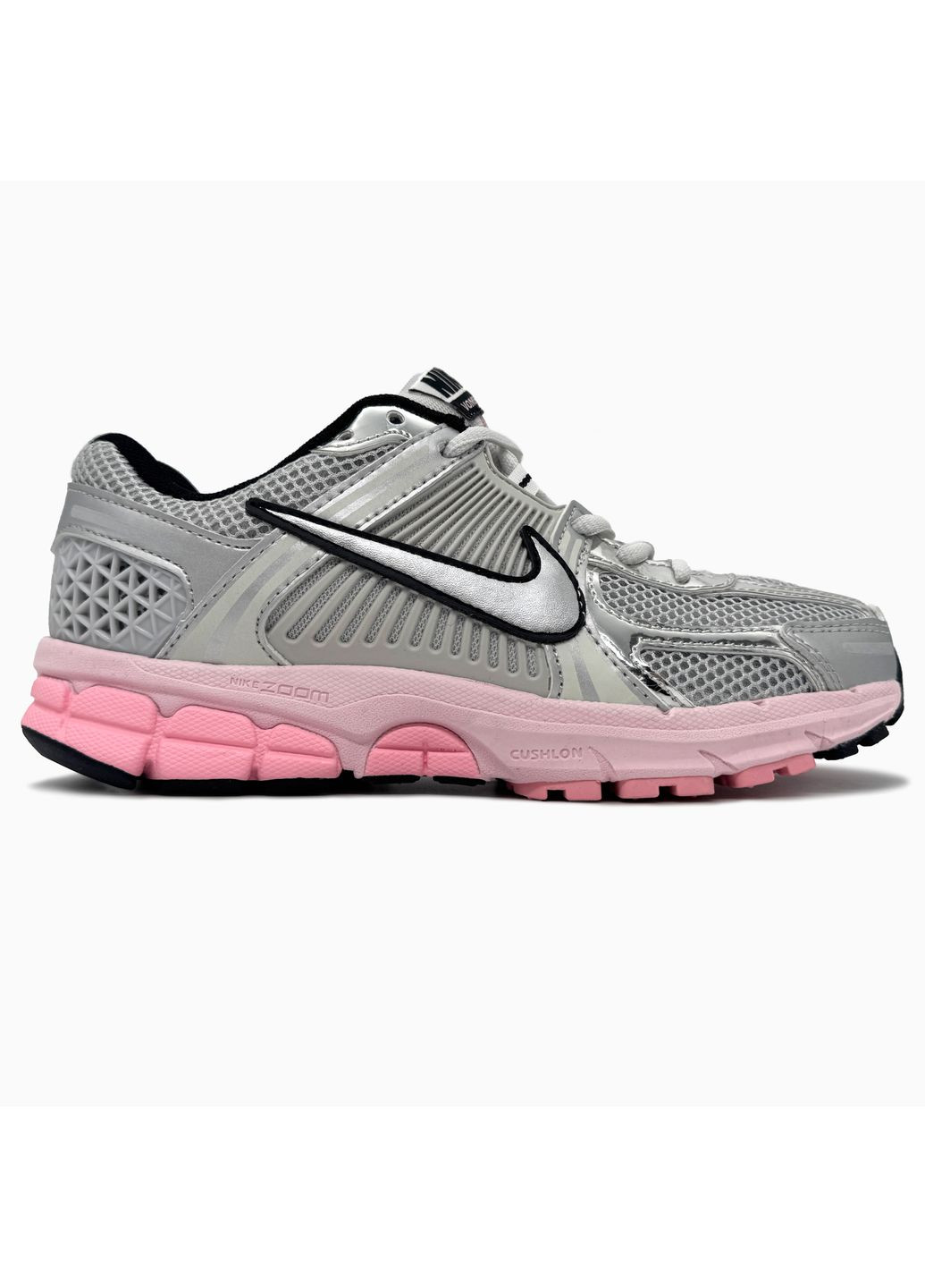 КРОСІВКИ ЖІНОЧІ NIKE ZOOM VOMERO 5 SILVER / PINK НАЙК АІР ЗУМ ВОМЕРО 5 No Brand рожеві демісезони (369389114)