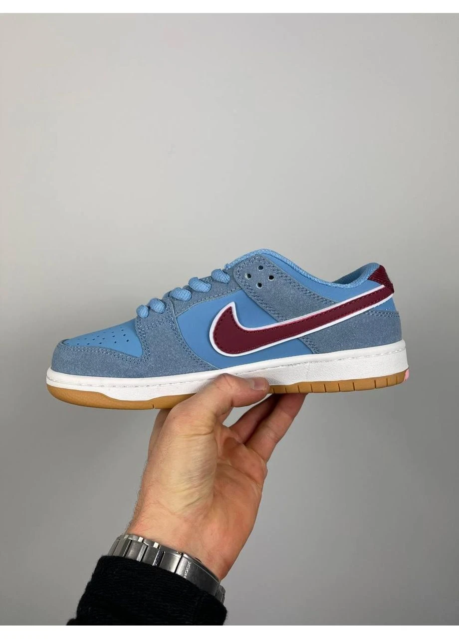 КРОССОВКИ ЖЕНСКИЕ NIKE SB DUNK LOW PHILADELPHIA PHILLIES НАЙК СБ ДАНК No Brand белые демисезоны (369387316)