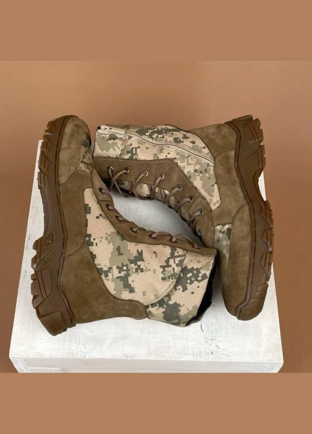 Зимние Женские Тактические Берцы. 36-50р Койот. Из Натуральной кожи! MBZF-2101 No Brand (301138766)