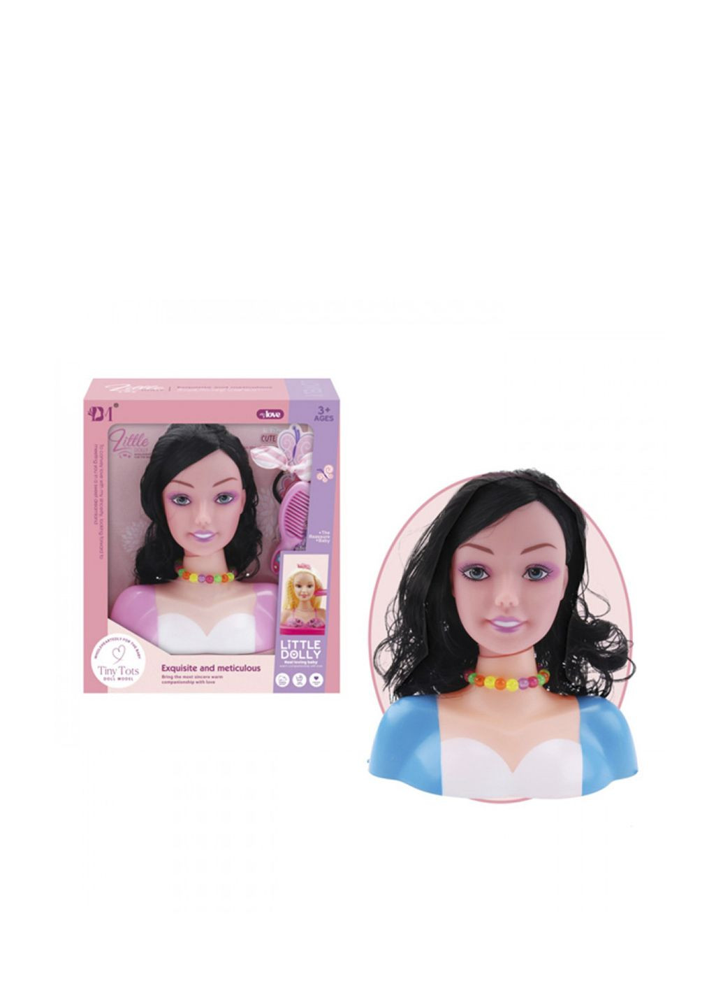 Голова ляльки для зачісок колір різнокольоровий CB-00265404 No Brand (314887654)