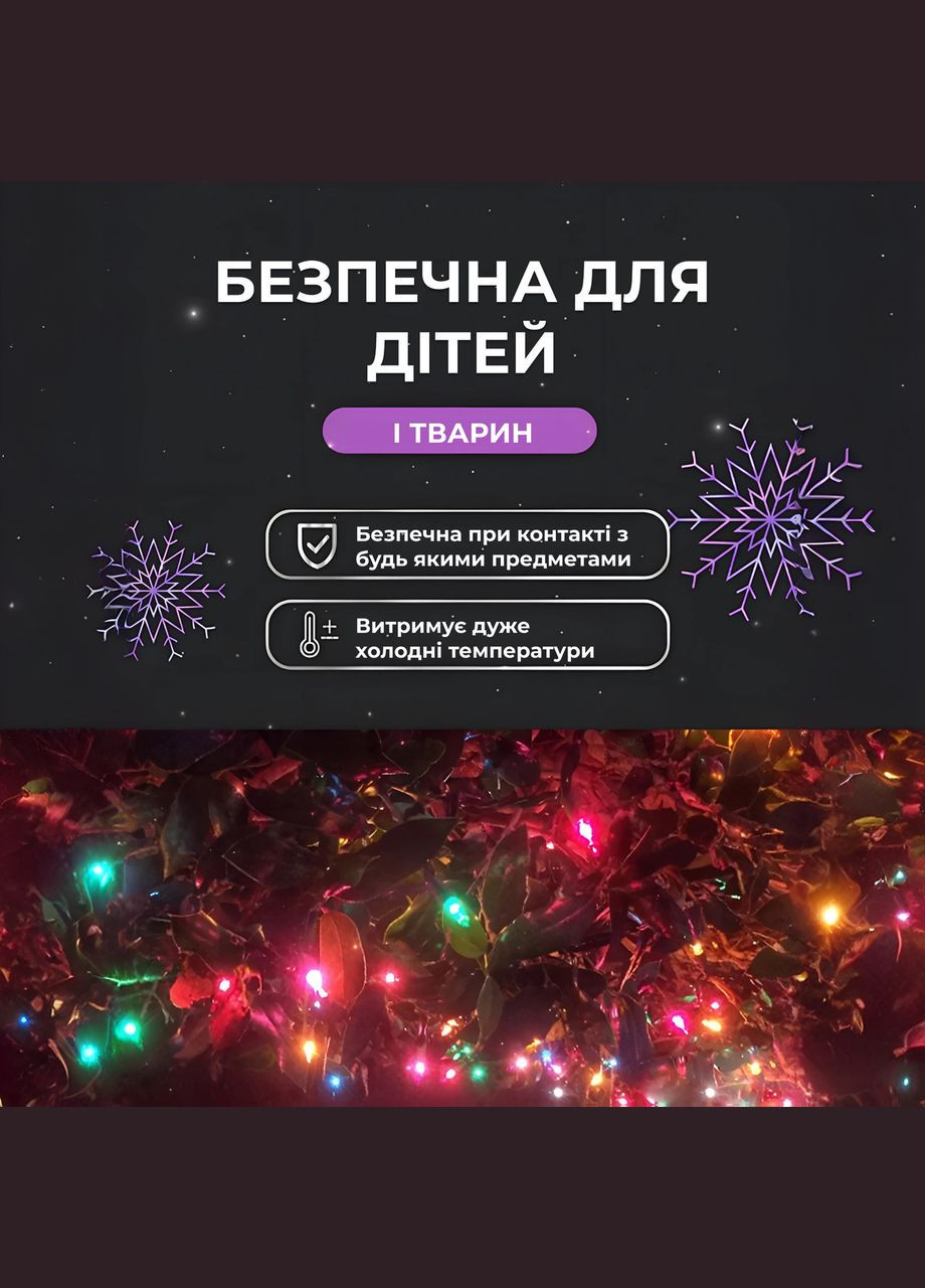 Гирлянда роса на пульте 200 метров на 2000 led светодиодов капля белый провод мультиколор 2000L200MWML Garlando (306849523)