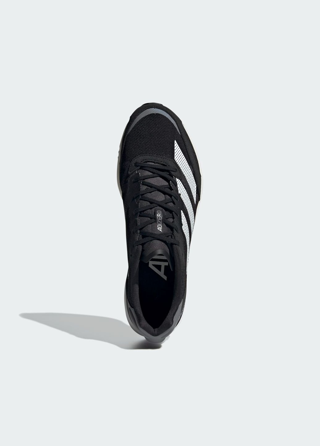 Черно-белые летние кроссовки adidas Adizero Adios 6 H67509