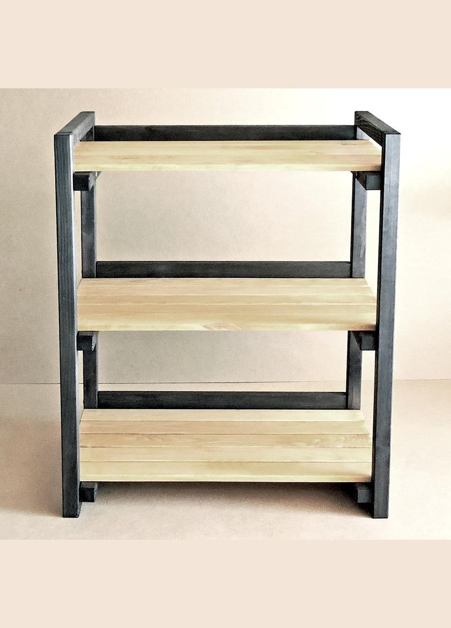 Стеллаж кухонный из дерева Фанбим 3 венге-бланже (СТА-31131201) No Brand (327866622)