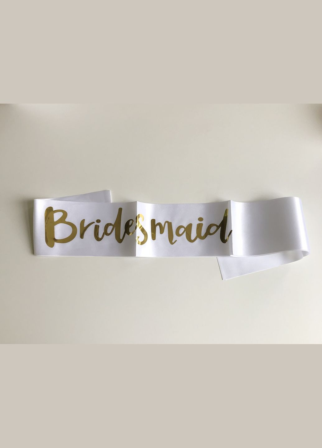 Лента через плечо на девичник для подружек невесты Bridesmaid 160х9,5 см (12-218) No Brand (324120050)