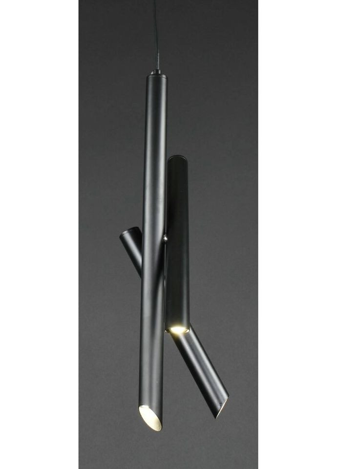 Люстра світлодіодна підвісна LED світильник для квартири на стелю ледве 27505 Чорний 55-250х10х10 см. Sunnysky (324396119)