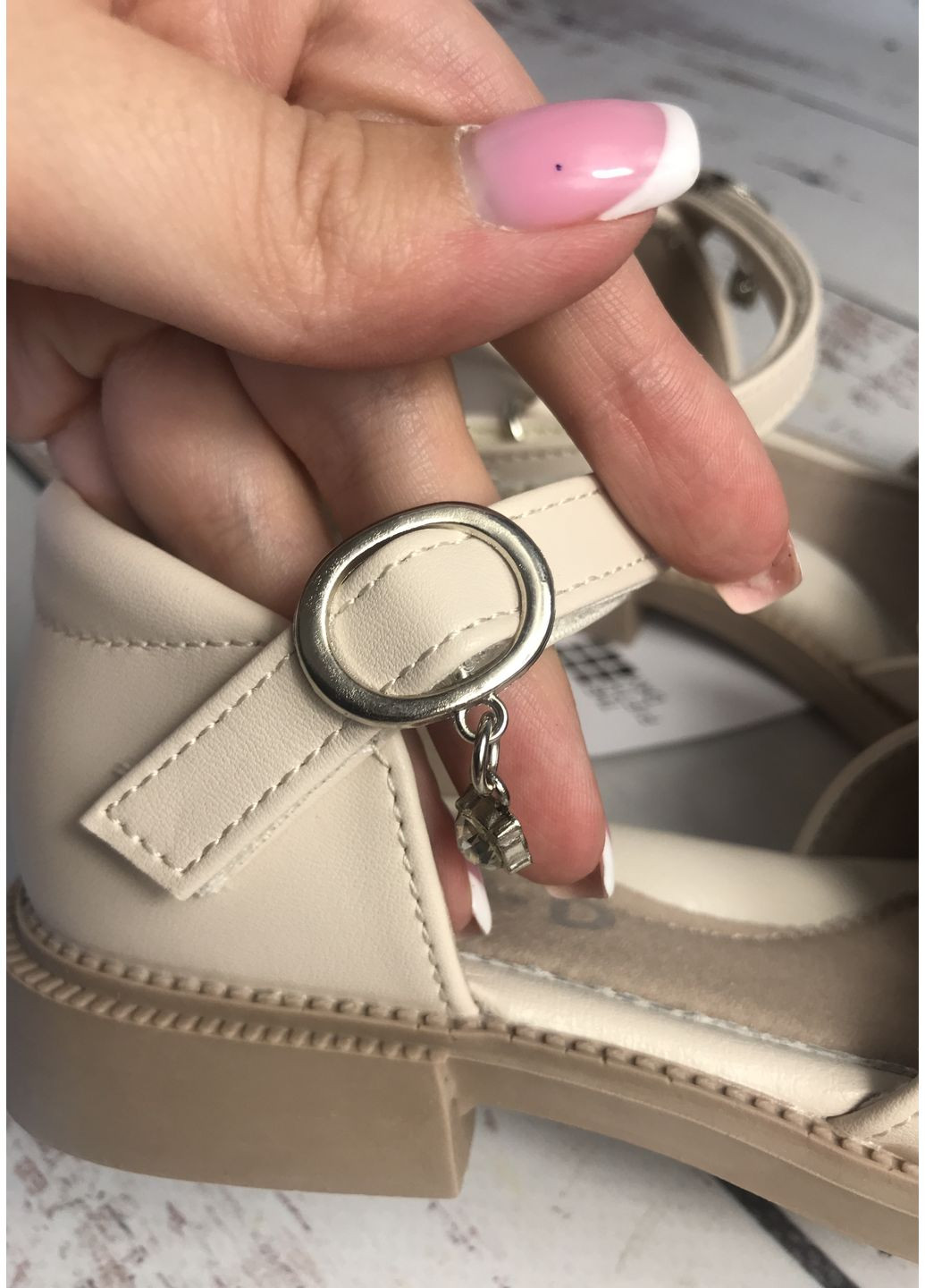 Туфлі дитячі для дівчинки T.F.D. Бежевий (753) No Brand (354822821)