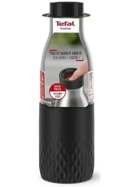 Термос Bludrop Soft Touch, 500 мл, нержавеющая сталь, графитовый Tefal (381234123)