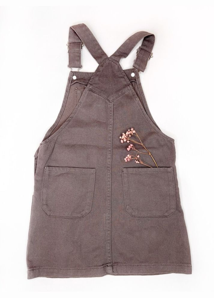 Коричневий костюм на дівчинку н&м 98 см коричневий артикул л810 H&M