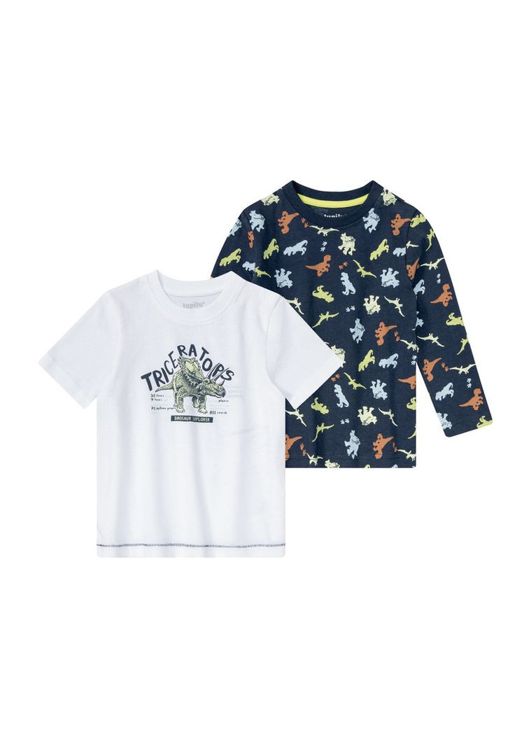 Набір лонгслів і футболка для хлопчика Lupilu (289533904)