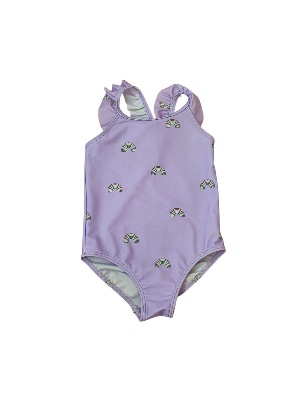 Сиреневый летний сплошной детский купальник для девочки 86-92 см сиреневый (250329071a) George