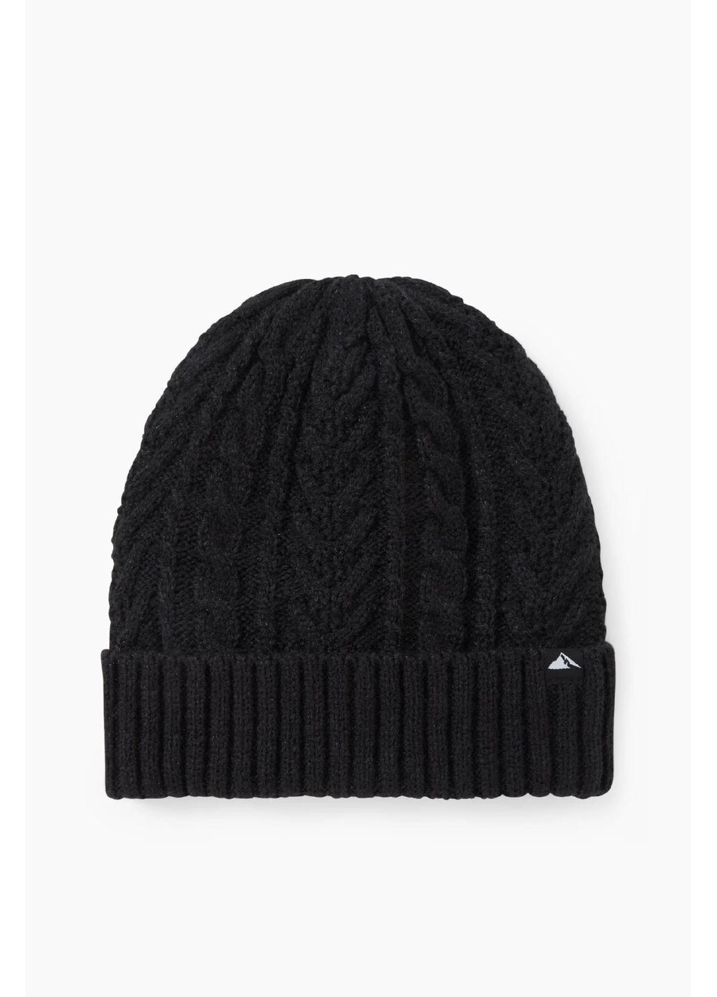 Підліткова зимова шапка-біні в'язана для дівчинки Чорна (25101812) C&A (365777193)