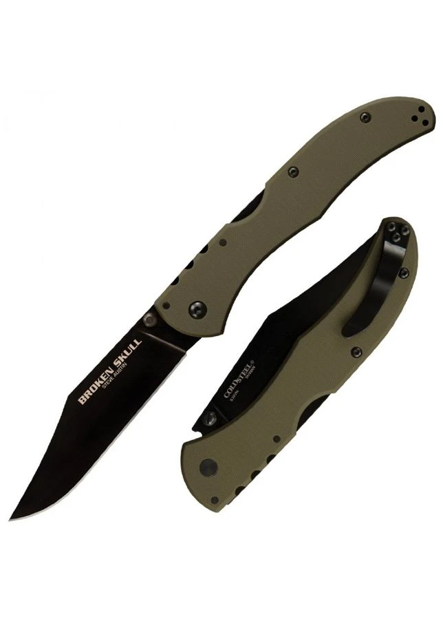 Нож складной Broken Skull зеленый (54SBG) Cold Steel (385893813)