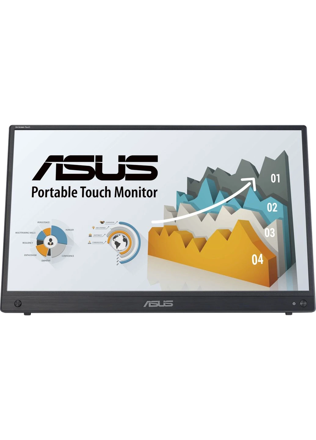 Монітор портативний 15.6" ZenScreen MB16AMTR mHDMI, 2xUSB-C, MM, IPS, 7800mAh, Touch, Case Asus (388410931)