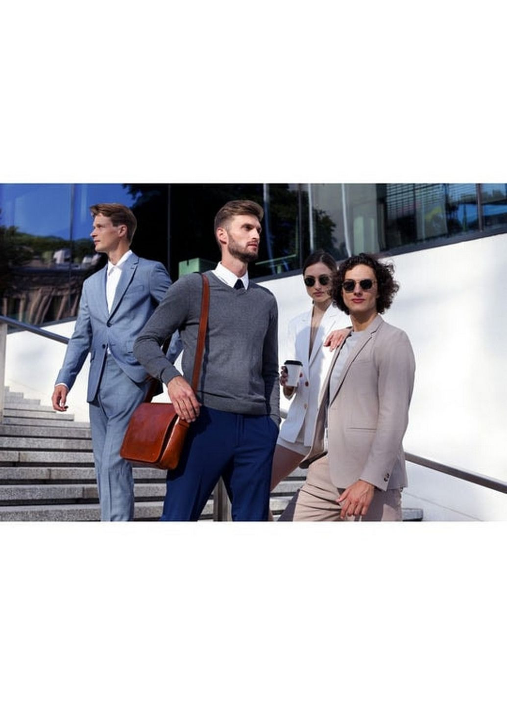 Чоловіча шкіряна сумка через плече 25х32х8 см Time Resistance (315874315)