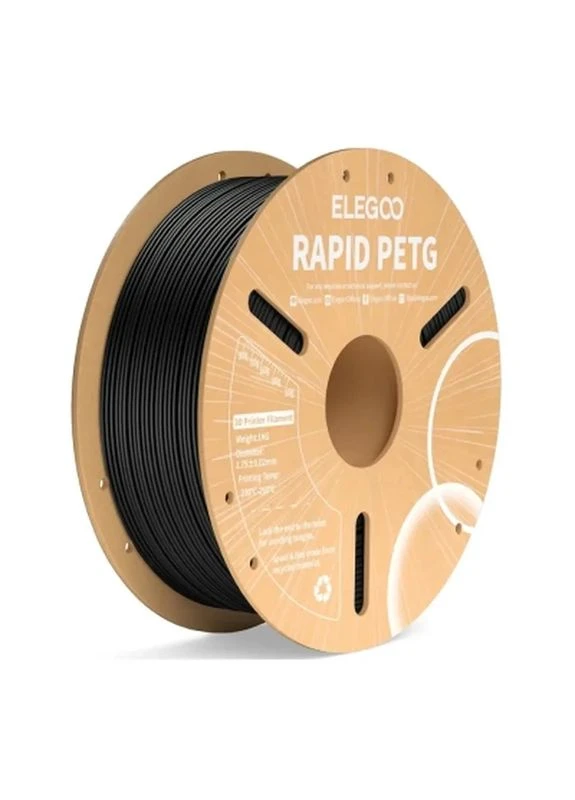 Пластик для 3D-принтера Rapid PETG 1кг, 1.75мм, black (50.203.0216) Elegoo (399153384)