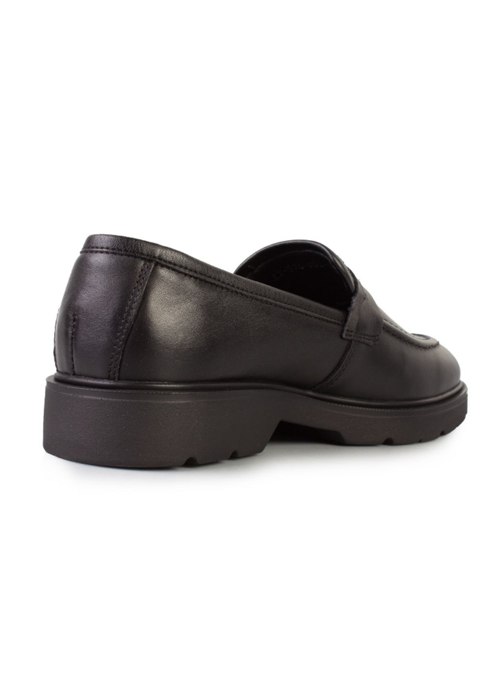 Черные повседневные туфли лоферы мужские бренда 9200549_(1) ModaMilano без шнурков