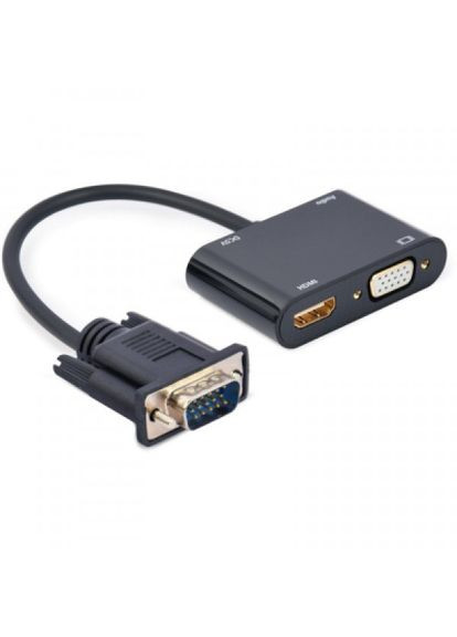 Переходник (AVGA-HDMI-02) Cablexpert vga to hdmi/vga+audio 3.5mm (292406667)