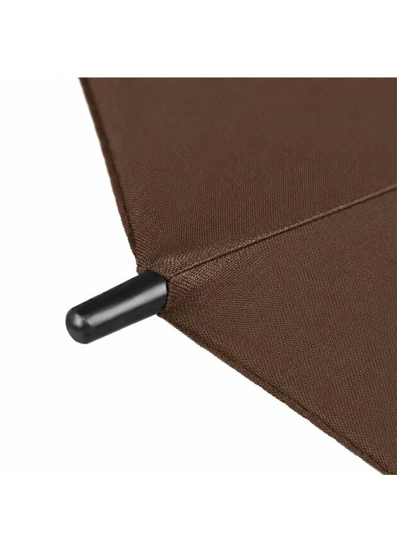 Тёмно-коричневый зонт h11 dark brown от дождя большой купол 10 шт. Lesko (400126003)