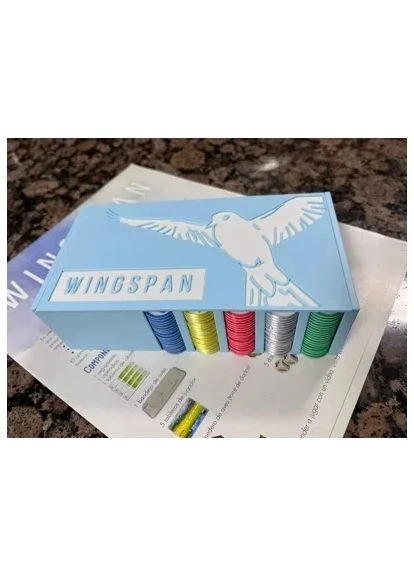 Органайзер для настільної гри Wingspan 3D-вставка для карток, жетонів і яєць No Brand (375320550)