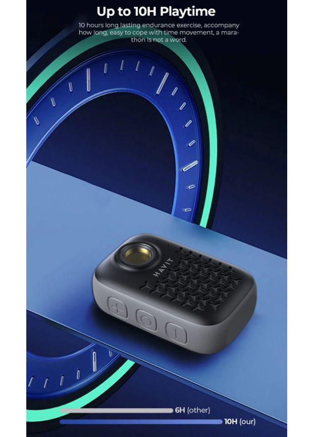 Портативная колонка SK868BT 3W IPX7 Black Havit (361440431)