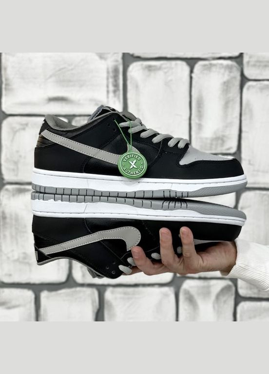 Кросівки зимові жіночі і чоловічі Nike SB Dunk winter low black gray white fur | Найк СБ Данк низькі чорні сірі білі з хутром No Brand чорні зими (311225823)